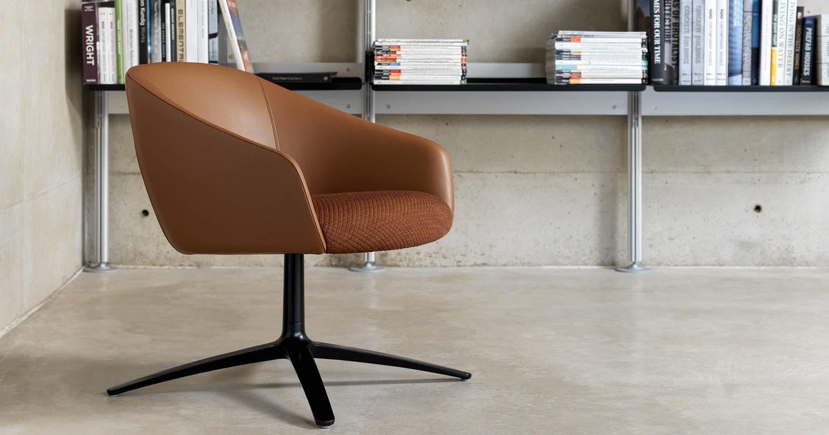 Boss Rosa Boss Design Paloma Lounge Chair With Four Star Base | Hunts Office