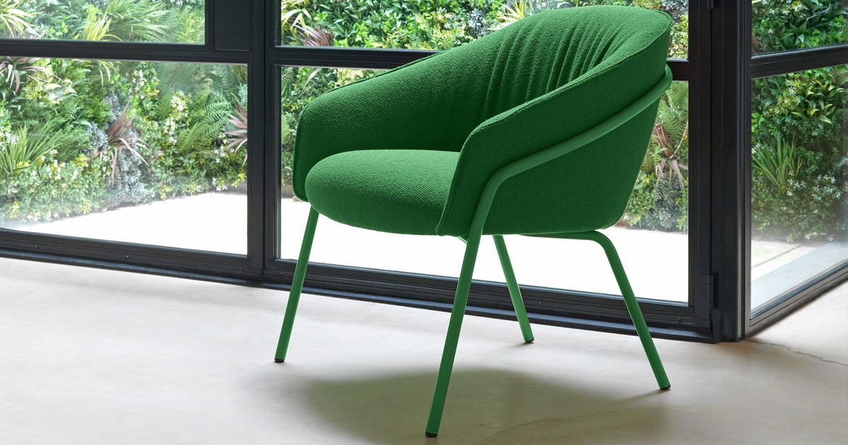 Boss Rosa Boss Design Paloma Lounge Chair With Steel Four Leg… | Hunts Office
