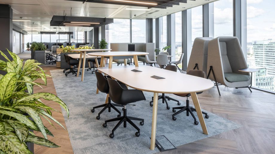 Connection Co. Table Poseur Height Table | Hunts Office