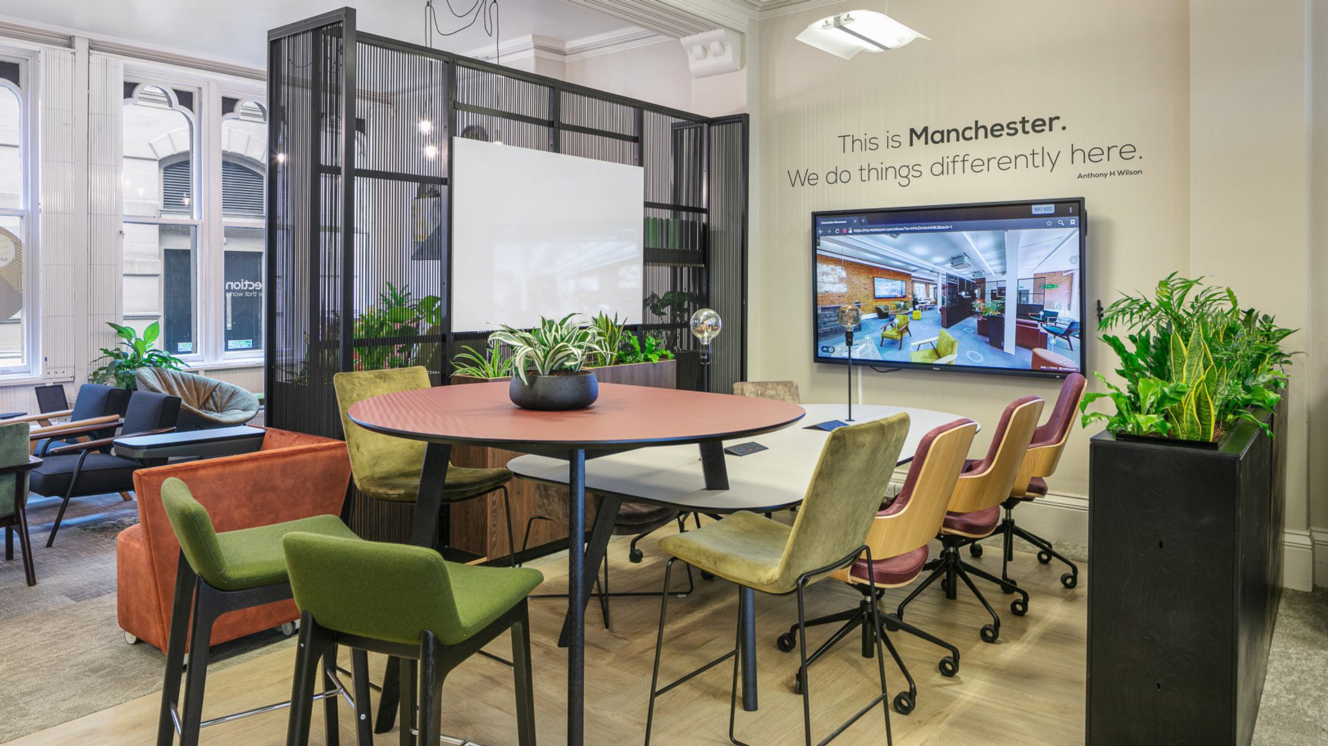 Connection Co Table Connection Co. Table Poseur Height Table | Hunts Office