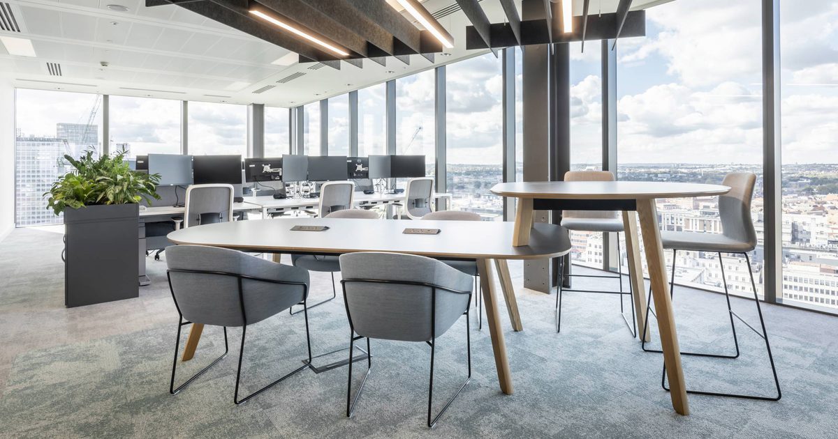 Connection Co Table Connection Co. Table Poseur Height Table | Hunts Office
