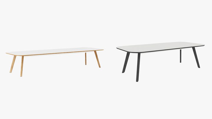 Connection Co. Table Square Ended Meeting Table | Hunts Office